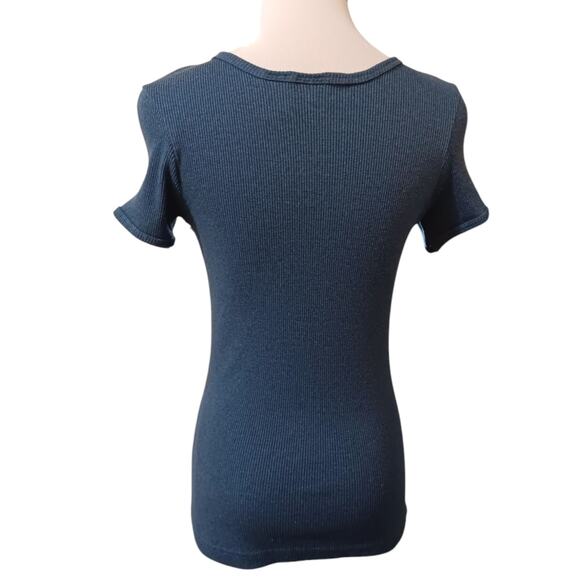 Y2K 90s Vintage Babydoll Tee Shirt Top Large SPIEGEL‎ Whimsigoth Grunge Form Fit - Picture 10 of 11